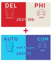 2023 Newest Delphis 2021.10b with keygen Software DS 150 Autocoms 2021.11 Codings OBD2 Diagnostic tool Compatible with Bluetooth